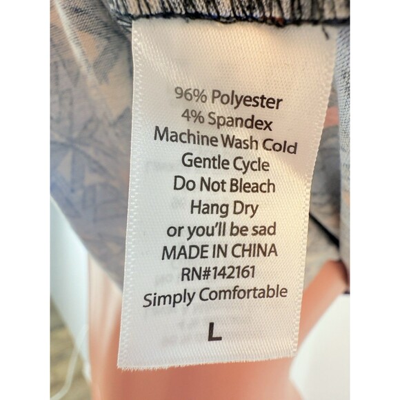 LuLaRoe Julia Dress Large Color Multicolor Stretch Knee Length Comfy - Picture 12 of 13